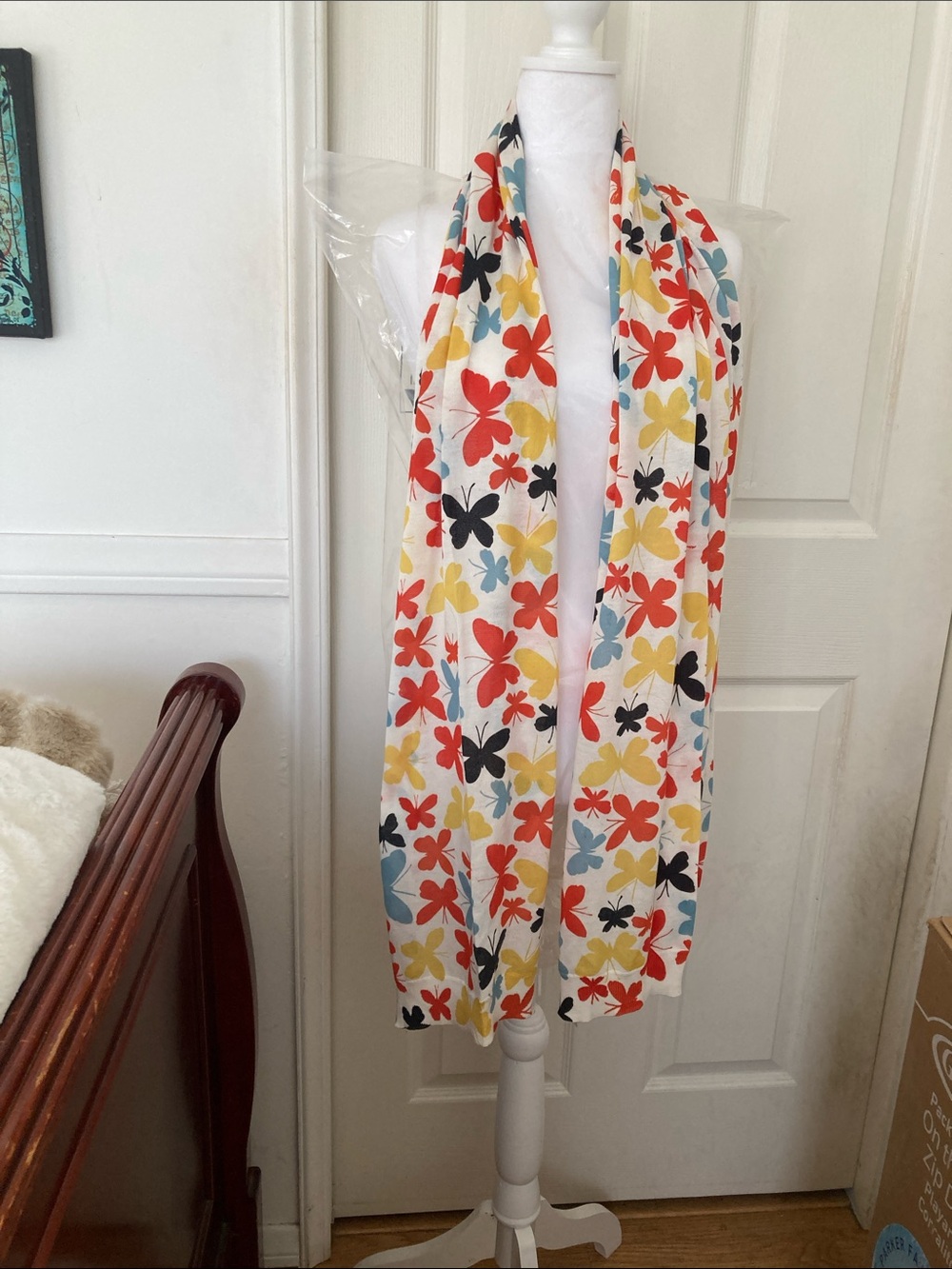 Floral Multi-Color Lightweight Scarf